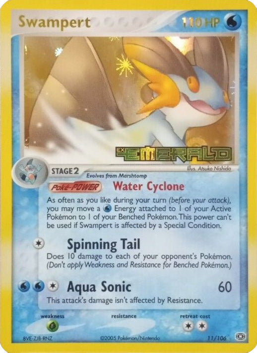 Swampert (11/106) (Stamped) [EX: Emerald] | Exor Games Summserside