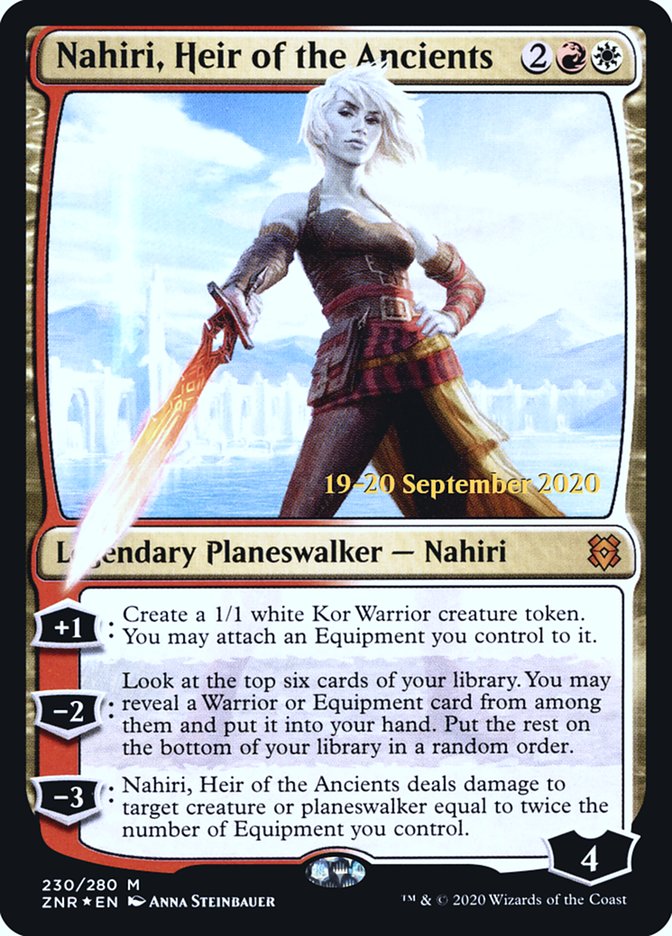 Nahiri, Heir of the Ancients  [Zendikar Rising Prerelease Promos] | Exor Games Summserside