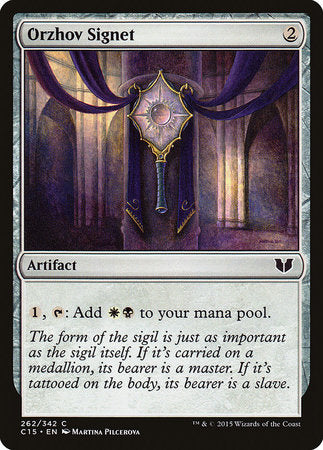Orzhov Signet [Commander 2015] | Exor Games Summserside