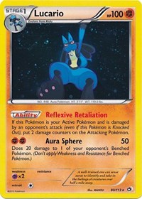 Lucario (80/113) (Cosmos Holo) [Black & White: Legendary Treasures] | Exor Games Summserside