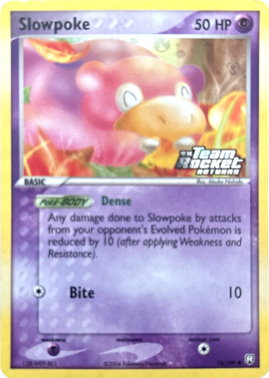 Slowpoke (76/109) (Stamped) [EX: Team Rocket Returns] | Exor Games Summserside