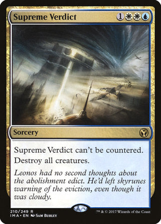 Supreme Verdict [Iconic Masters] | Exor Games Summserside