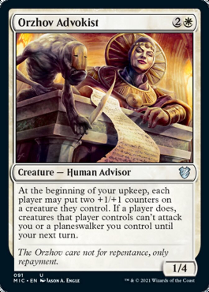 Orzhov Advokist [Innistrad: Midnight Hunt Commander] | Exor Games Summserside