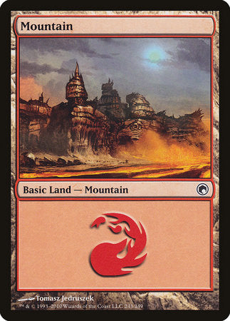 Mountain (243) [Scars of Mirrodin] | Exor Games Summserside