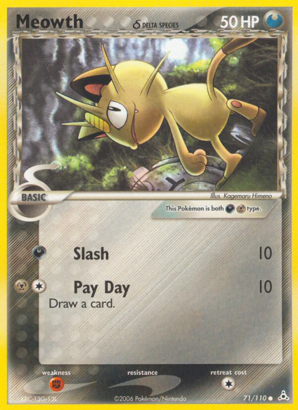 Meowth (71/110) (Delta Species) [EX: Holon Phantoms] | Exor Games Summserside