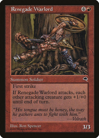 Renegade Warlord [Tempest] | Exor Games Summserside