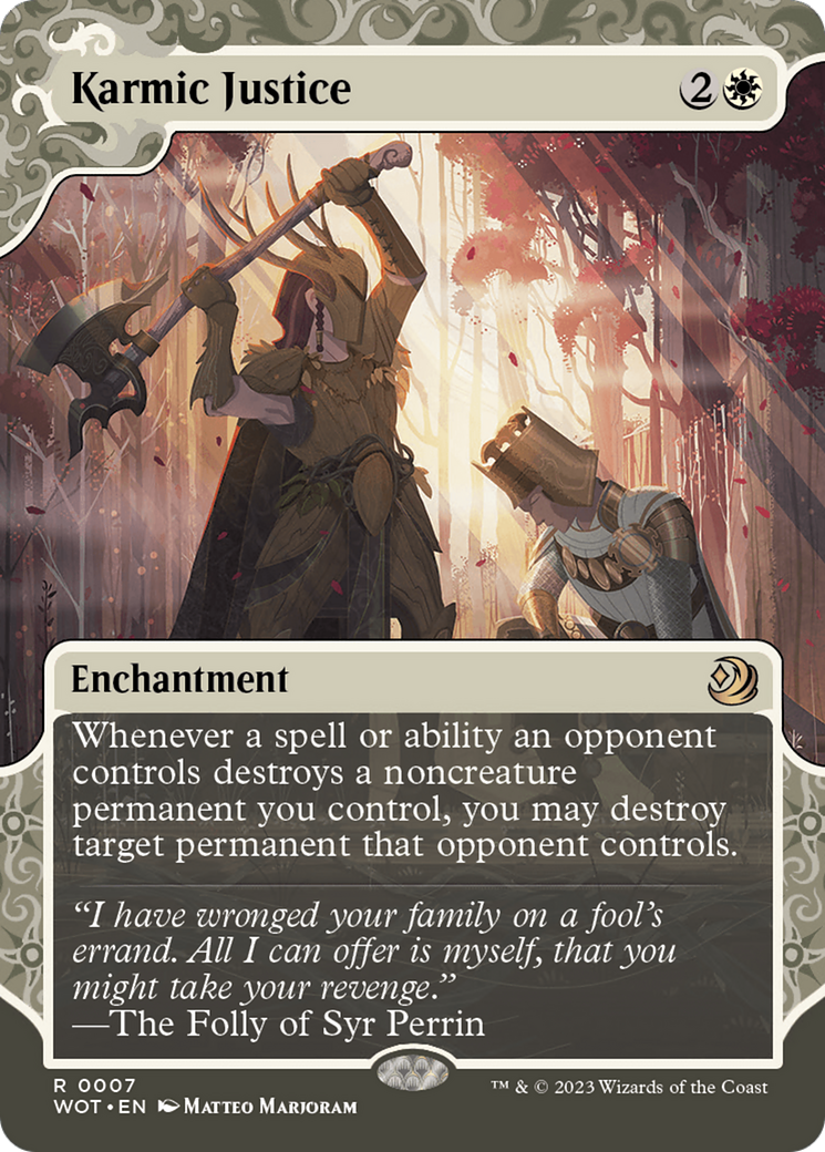 Karmic Justice [Wilds of Eldraine: Enchanting Tales] | Exor Games Summserside