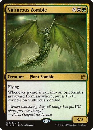 Vulturous Zombie [Commander Anthology] | Exor Games Summserside