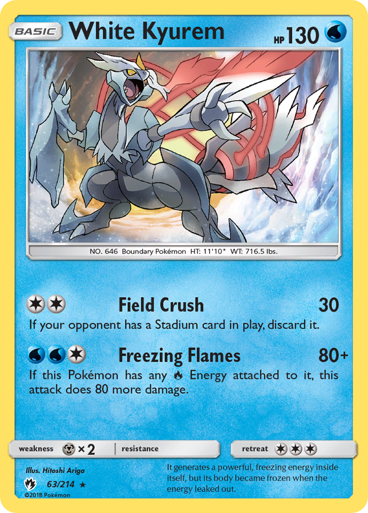 White Kyurem (63/214) [Sun & Moon: Lost Thunder] | Exor Games Summserside