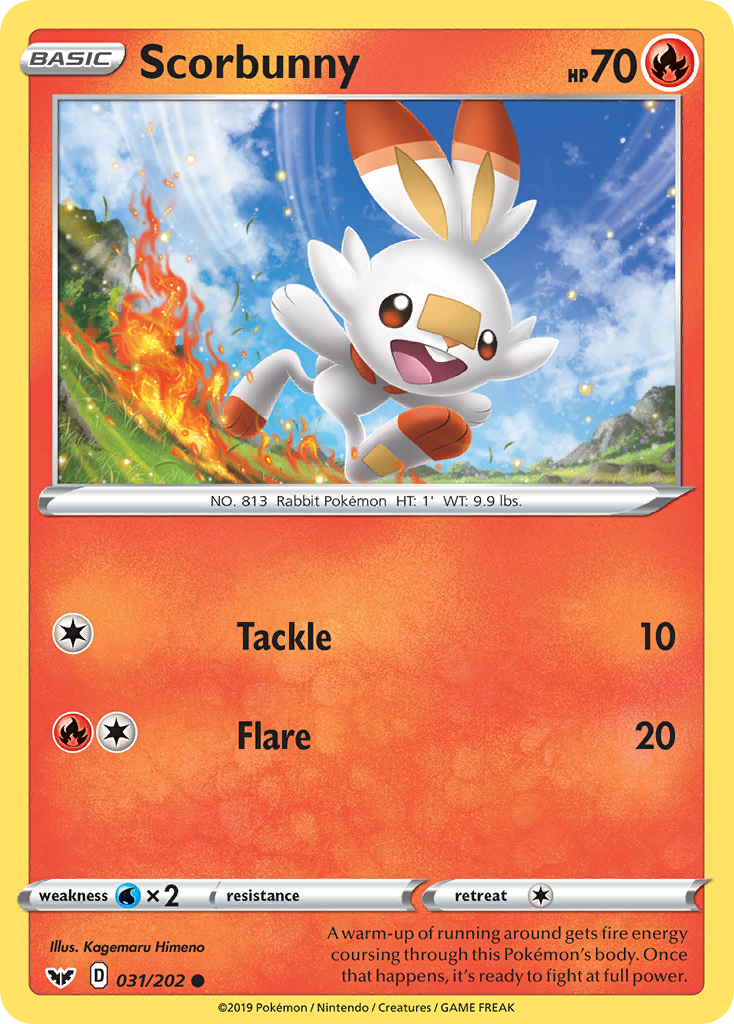 Scorbunny (031/202) [Sword & Shield: Base Set] | Exor Games Summserside