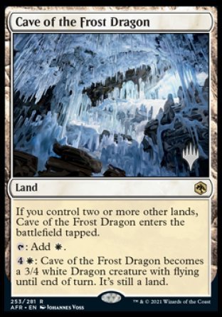 Cave of the Frost Dragon (Promo Pack) [Dungeons & Dragons: Adventures in the Forgotten Realms Promos] | Exor Games Summserside