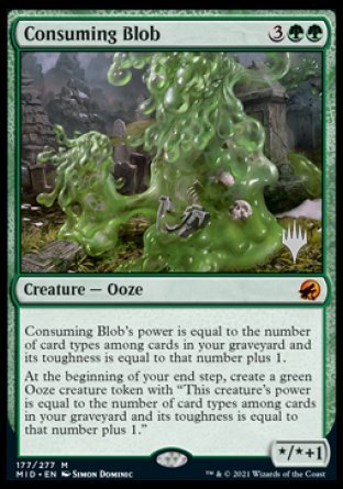 Consuming Blob (Promo Pack) [Innistrad: Midnight Hunt Promos] | Exor Games Summserside