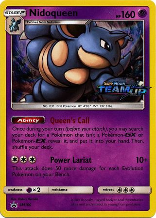 Nidoqueen (SM160) (Staff) [Sun & Moon: Black Star Promos] | Exor Games Summserside