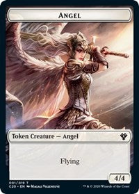 Angel // Elemental (010) Double-sided Token [Commander 2020 Tokens] | Exor Games Summserside