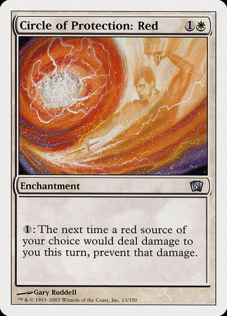 Circle of Protection: Red [Eighth Edition] | Exor Games Summserside