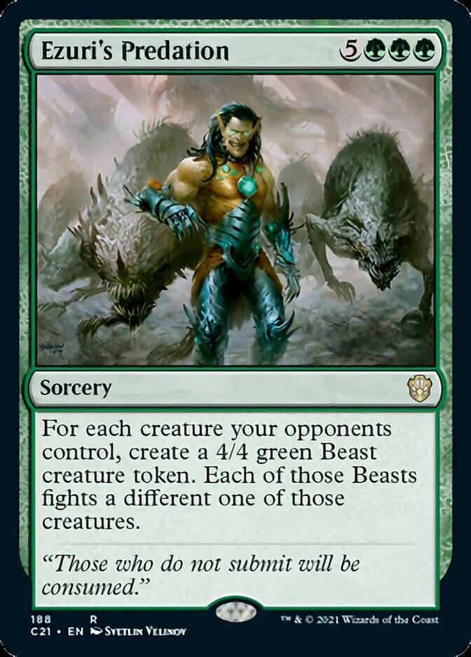 Ezuri's Predation [Commander 2021] | Exor Games Summserside