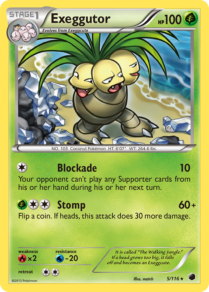 Exeggutor (5/116) [Black & White: Plasma Freeze] | Exor Games Summserside