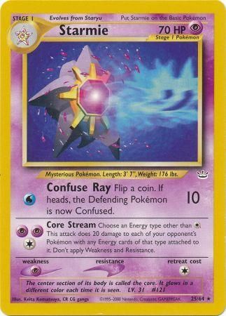 Starmie (25/64) [Neo Revelation Unlimited] | Exor Games Summserside