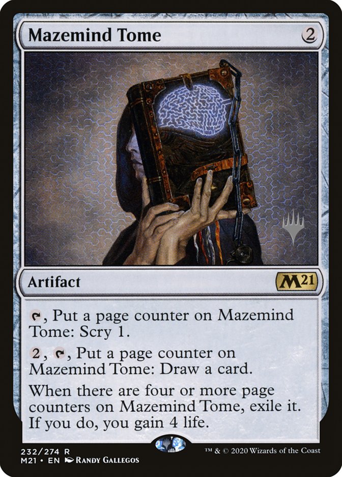 Mazemind Tome (Promo Pack) [Core Set 2021 Promos] | Exor Games Summserside