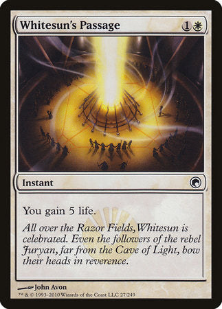 Whitesun's Passage [Scars of Mirrodin] | Exor Games Summserside