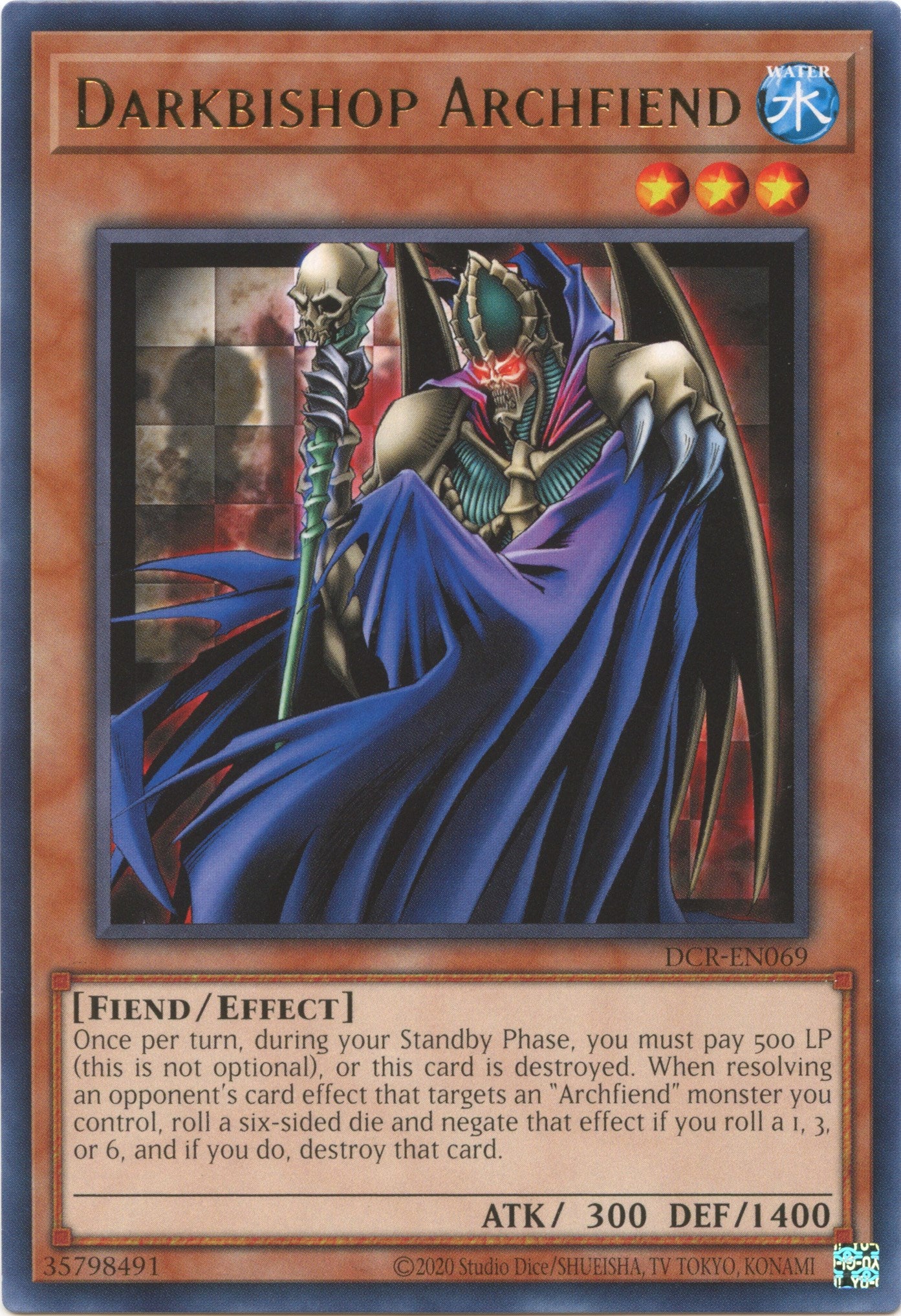 Darkbishop Archfiend (25th Anniversary) [DCR-EN069] Rare | Exor Games Summserside