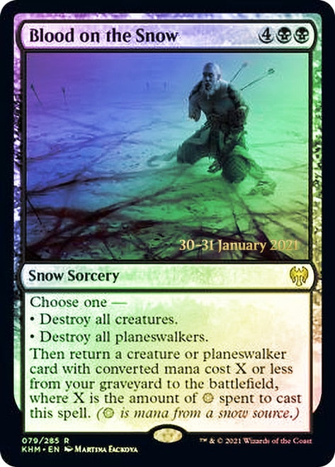 Blood on the Snow  [Kaldheim Prerelease Promos] | Exor Games Summserside