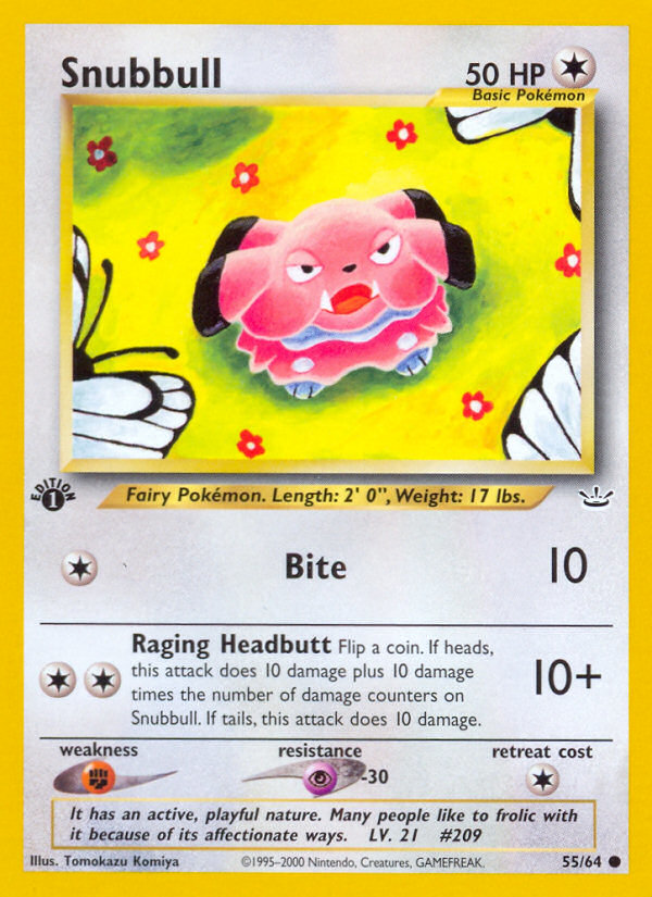 Snubbull (55/64) [Neo Revelation 1st Edition] | Exor Games Summserside