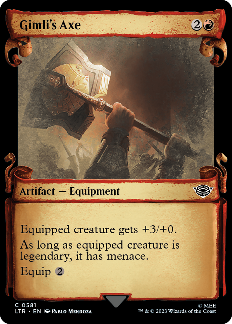 Gimli's Axe [The Lord of the Rings: Tales of Middle-Earth Showcase Scrolls] | Exor Games Summserside