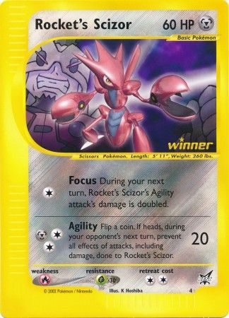 Rocket's Scizor (4) (Jumbo Card) [Best of Promos] | Exor Games Summserside