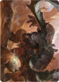 Moraug, Fury of Akoum Art Card [Zendikar Rising Art Series] | Exor Games Summserside