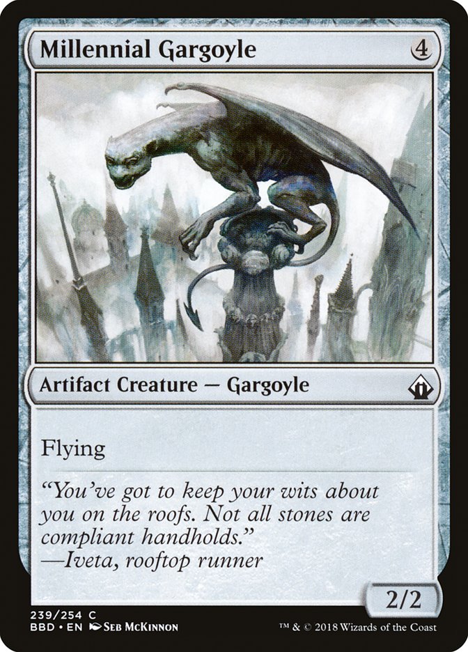 Millennial Gargoyle [Battlebond] | Exor Games Summserside