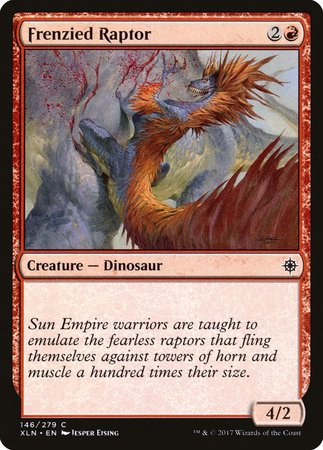 Frenzied Raptor [Ixalan] | Exor Games Summserside