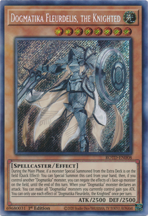 Dogmatika Fleurdelis, the Knighted [ROTD-EN008] Secret Rare | Exor Games Summserside