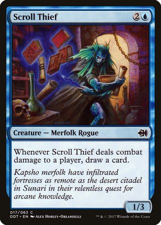 Scroll Thief [Duel Decks: Merfolk vs. Goblins] | Exor Games Summserside