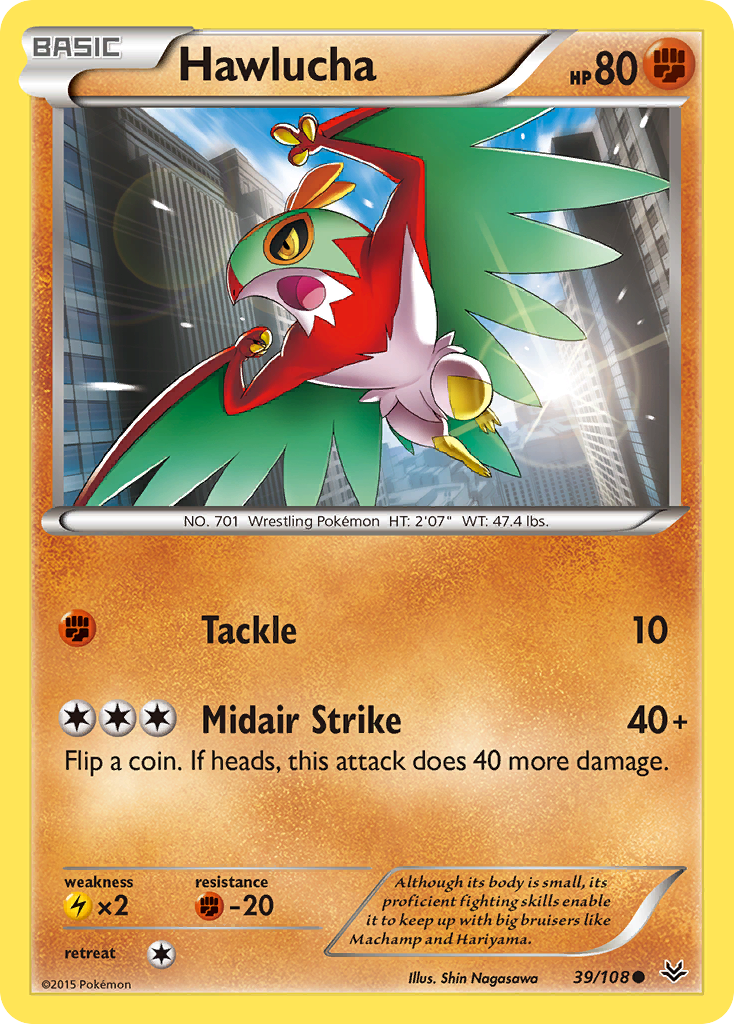 Hawlucha (39/108) [XY: Roaring Skies] | Exor Games Summserside