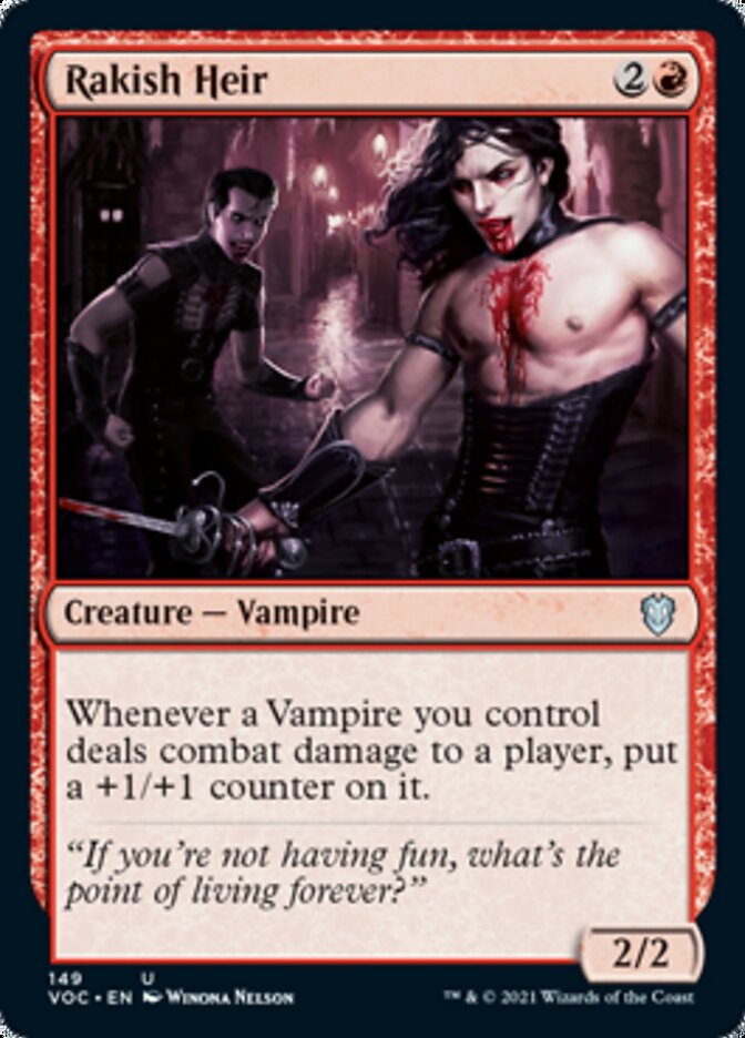 Rakish Heir [Innistrad: Crimson Vow Commander] | Exor Games Summserside