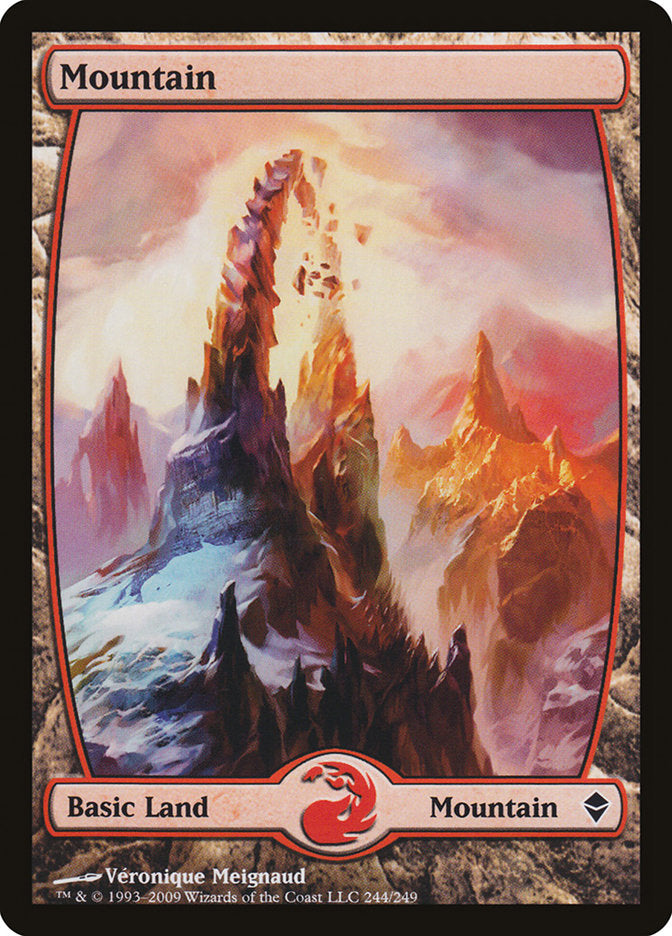 Mountain (244) [Zendikar] | Exor Games Summserside