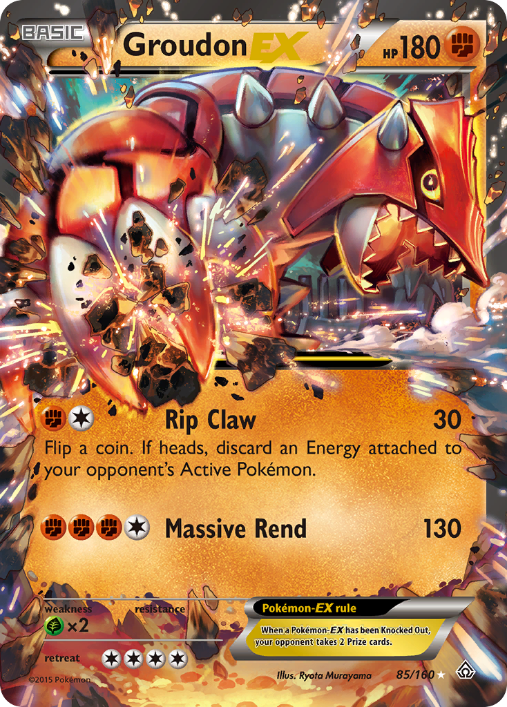 Groudon EX (85/160) [XY: Primal Clash] | Exor Games Summserside