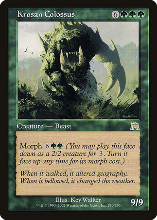 Krosan Colossus [Onslaught] | Exor Games Summserside