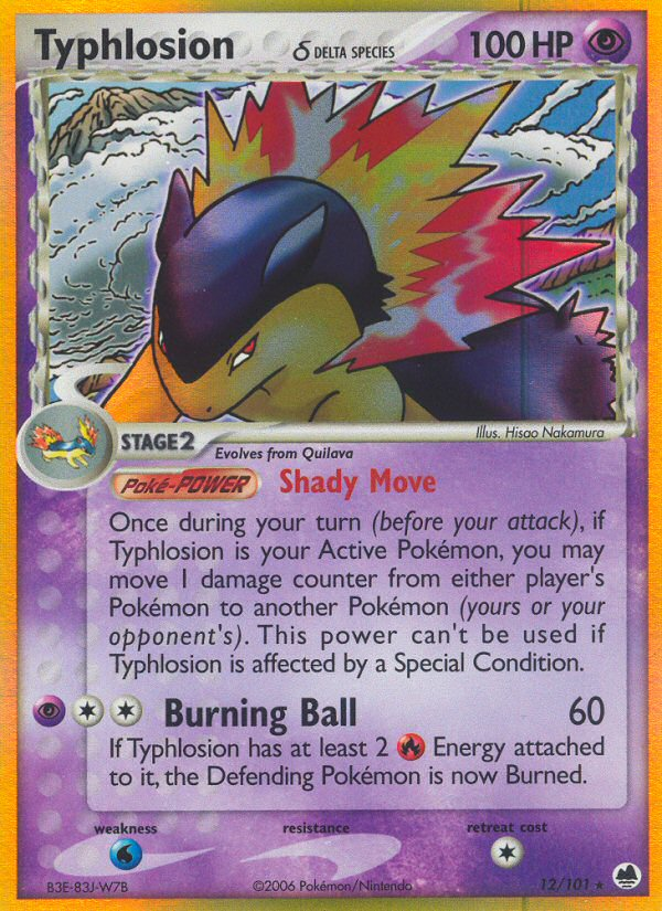 Typhlosion (12/101) (Delta Species) [EX: Dragon Frontiers] | Exor Games Summserside