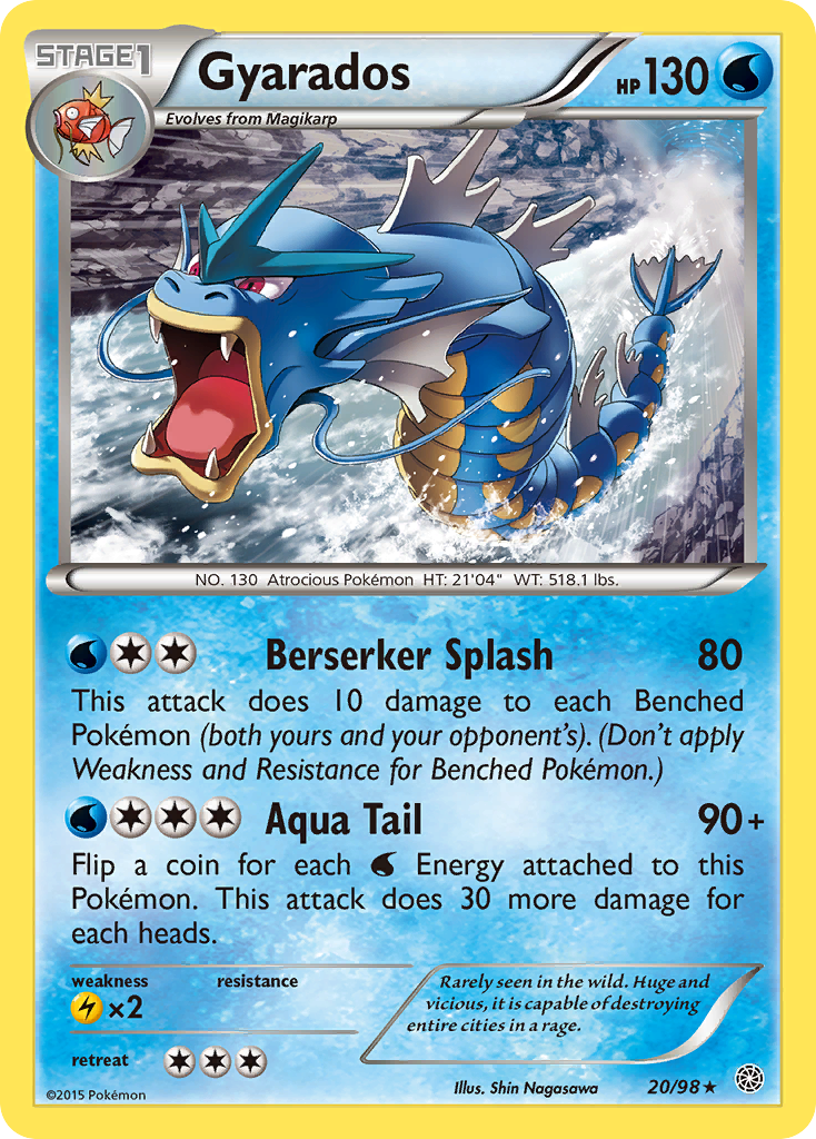 Gyarados (20/98) [XY: Ancient Origins] | Exor Games Summserside