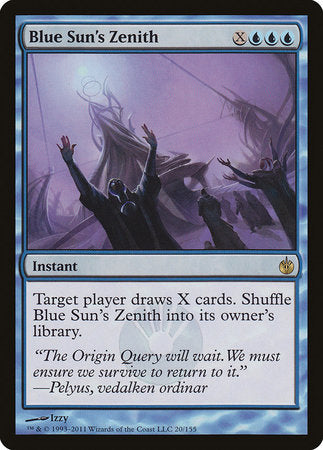Blue Sun's Zenith [Mirrodin Besieged] | Exor Games Summserside