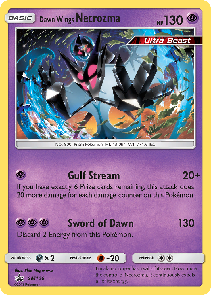 Dawn Wings Necrozma (SM106) [Sun & Moon: Black Star Promos] | Exor Games Summserside