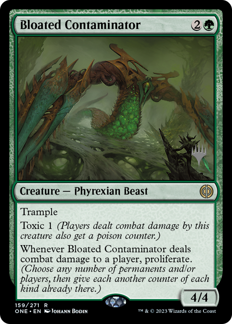 Bloated Contaminator (Promo Pack) [Phyrexia: All Will Be One Promos] | Exor Games Summserside