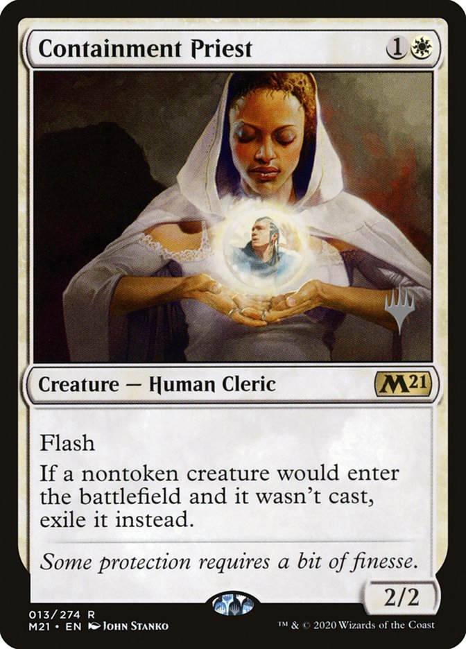 Containment Priest (Promo Pack) [Core Set 2021 Promos] | Exor Games Summserside