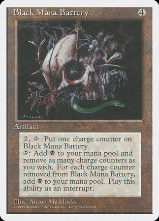 Black Mana Battery [Fourth Edition] | Exor Games Summserside