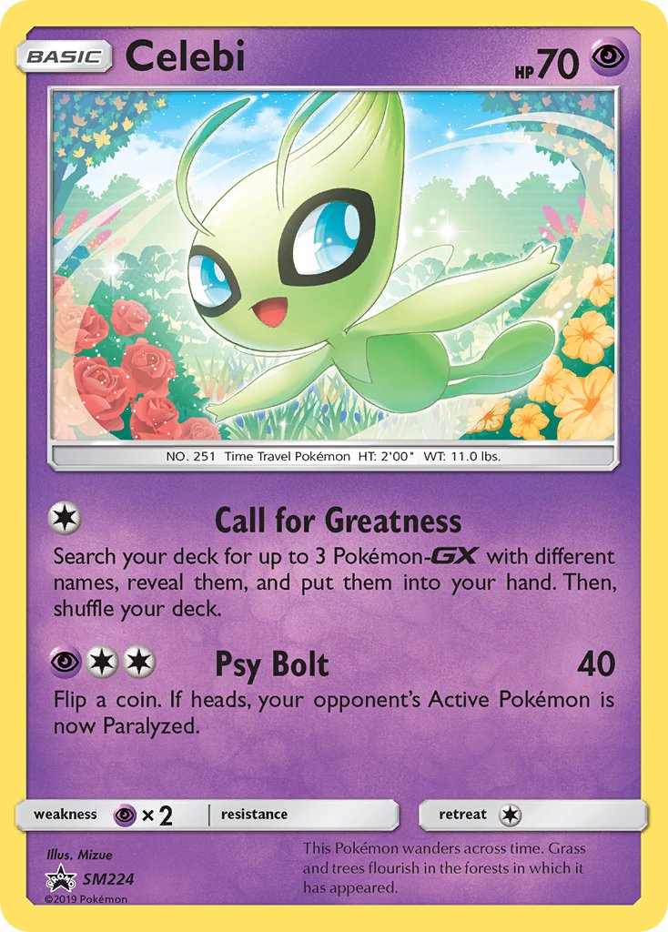 Celebi (SM224) [Sun & Moon: Black Star Promos] | Exor Games Summserside