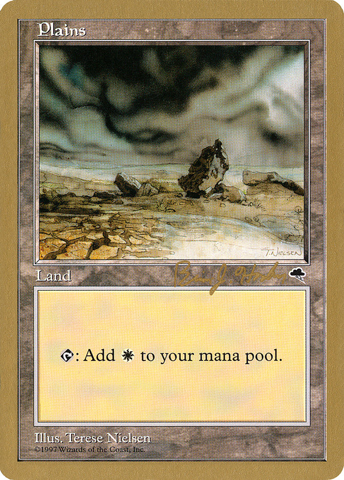 Plains (bh331) (Brian Hacker) [World Championship Decks 1998] | Exor Games Summserside