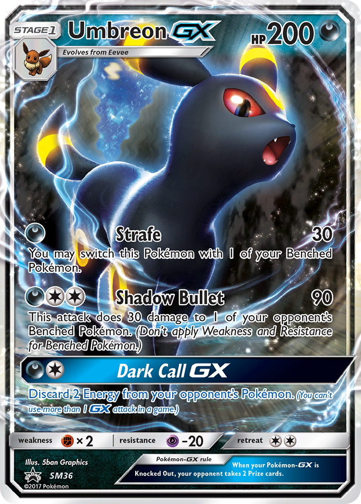 Umbreon GX (SM36) [Sun & Moon: Black Star Promos] | Exor Games Summserside