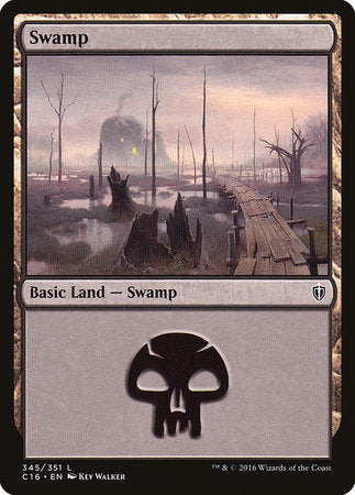 Swamp (345) [Commander 2016] | Exor Games Summserside